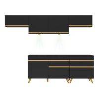 Cozinha Completa 5 Peças Com Leds Mp2032 Veneza Up - 1