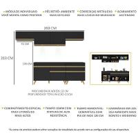 Cozinha Completa 5 Peças Com Leds Mp2032 Veneza Up - 3