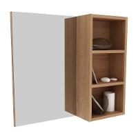 Espelheira Para Banheiro 60Cm Multimóveis Vcr10089 Amêndoa Amêndoa - 1