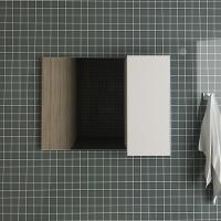 Espelheira Para Banheiro 1 Porta 80Cm Multimóveis Vcr10082 Branco Branco - 4