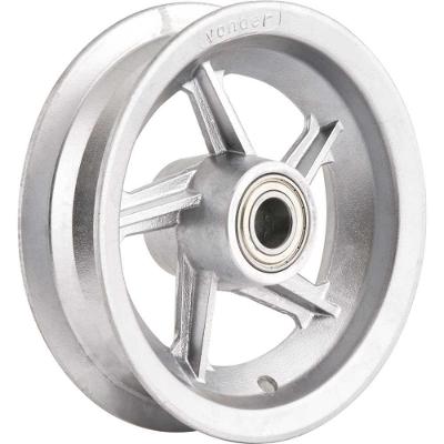 Aro Alumínio 3,50x8 200kg Com Rolamento Esfera Eixo 25mm -