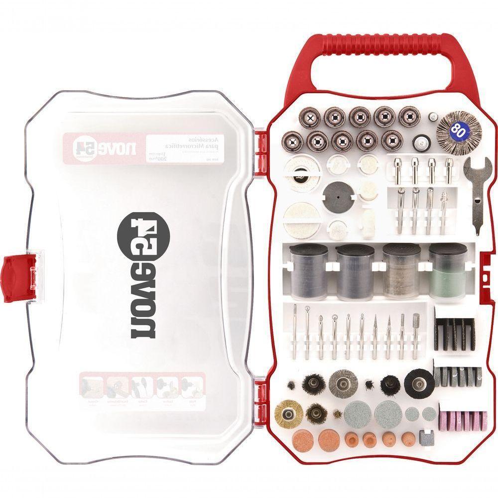Jogo De Acessórios Para Microrretífica Com 208 Pç Amr208 Nove54 - 2