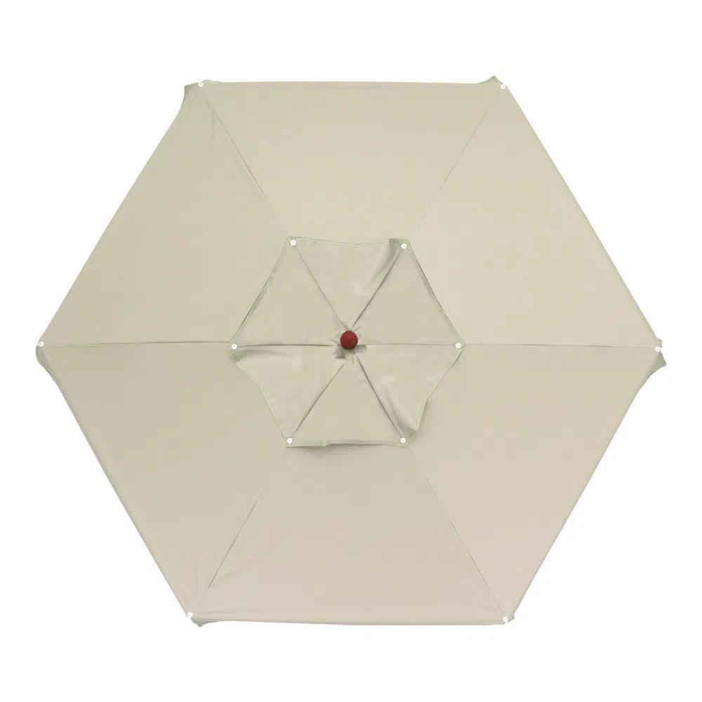 Ombrellone Madeira Cobertura Pvc 2,00 Metros Creme Bel Lazer - 4