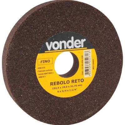 Rebolo Reto 152,4x19,0x31,8 100-120 Fino Marrom Uso Geral -