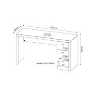 Escrivaninha Multimóveis Vcr25012 Rústico Rústico