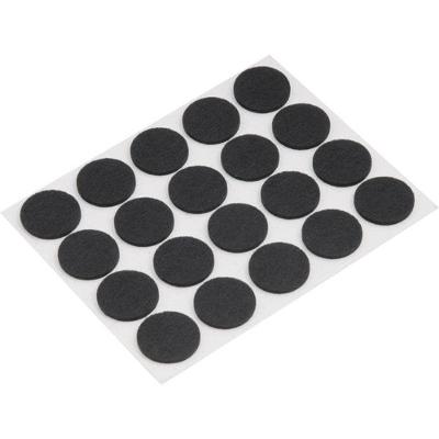 Feltro Autoadesivo Redondo 22mm Com 20 Peças - Vonder