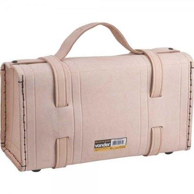 Maleta De Couro 400x140x210cm Marrom Natural - Vonder