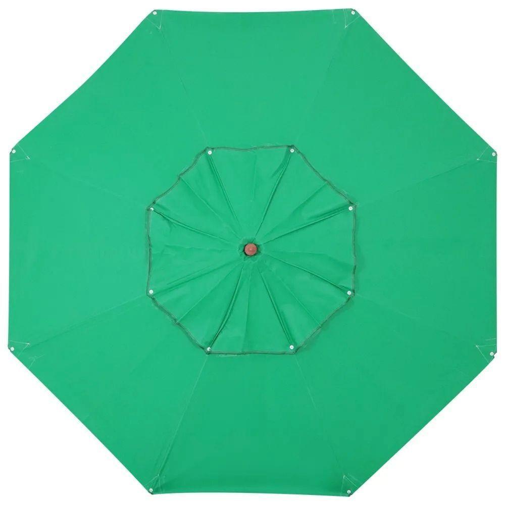 Ombrellone Madeira Cobertura Pvc 2,4 Metros Verde Bel Lazer - 2