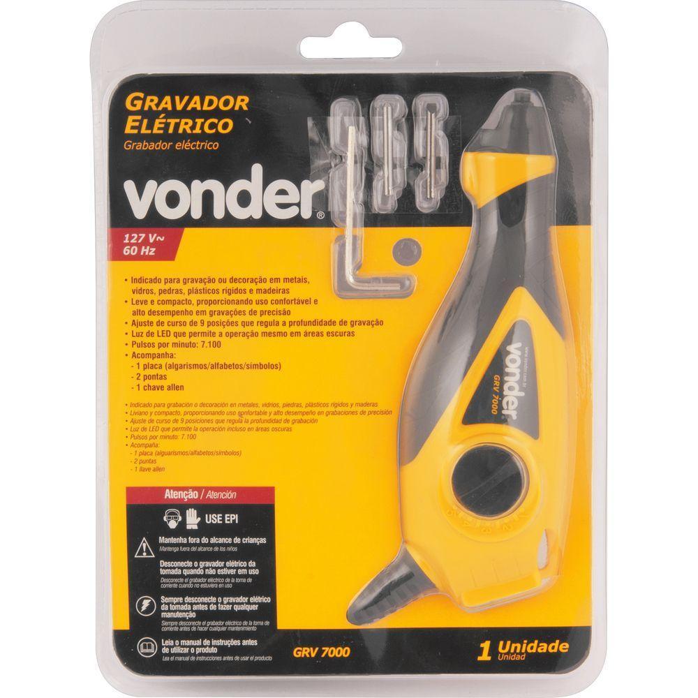Gravador Elétrico Grv 7000 - Vonder 220V - 7