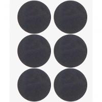 Feltro Adesivo Preto Redondo 38mm Com 6 Vonder - 1