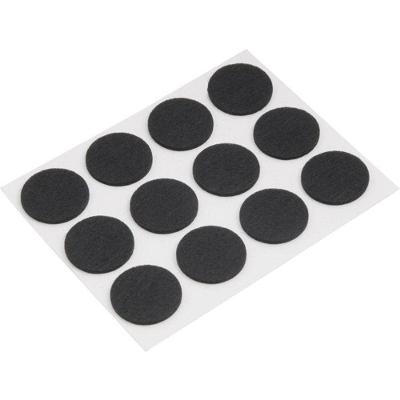 Feltro Autoadesivo Redondo 28mm Com 12 Peças Vonder