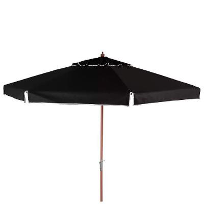 Ombrellone Madeira Cobertura Pvc 2,00 Metros Preto Bel Lazer