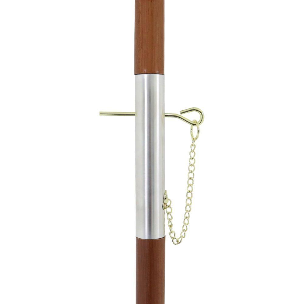 Ombrelone Central Positano Em Madeira 2,40 Metros Azul Bel - 4