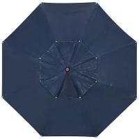 Ombrelone Central Positano Em Madeira 2,40 Metros Azul Bel - 2