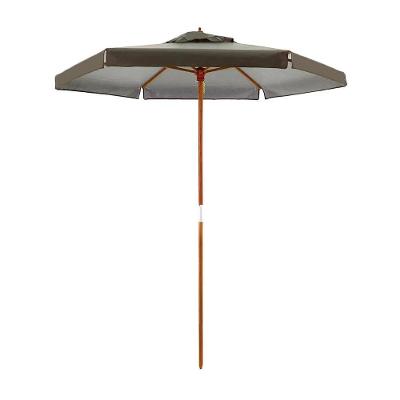 Ombrellone Madeira Cobertura Pvc 2,00m Marrom Bel Lazer