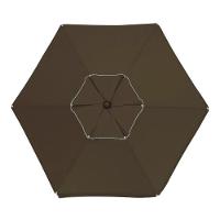 Ombrellone Madeira Cobertura Pvc 2,00m Marrom Bel Lazer