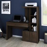 Escrivaninha Estante Com 2 Portas E Gaveta Cr25040 Rustica - 1