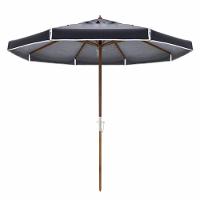 Ombrellone Madeira Cobertura Pvc 2,40 Metros Preto Bel Lazer - 1