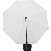 Ombrellone Suspenso Búzios Giratório 3,00m Branco Com Base Bel Lazer - 3