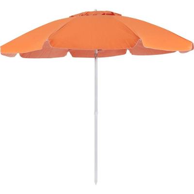 Guarda Sol 2, 40 Metros Laranja Articulado Em Bagum E Alumínio Com Vareta De Fibra Bel