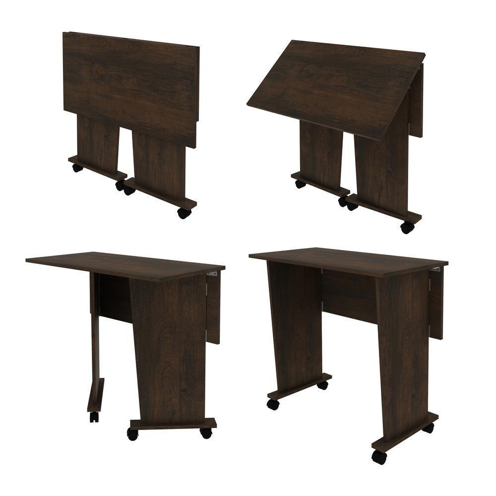 Escrivaninha Com Rodízios Multimóveis Cr25025 Rustica - 4