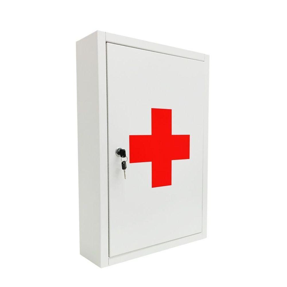 Armário Branco Primeiro Socorros 2 Prateleira Presto - 1