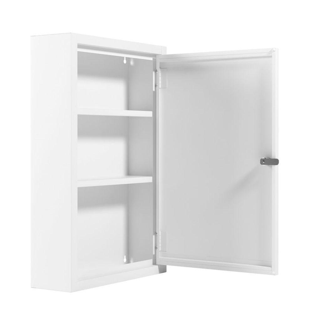 Armário Branco Primeiro Socorros 2 Prateleira Presto - 2