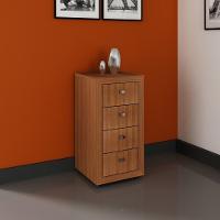 Gaveteiro Com 4 Gavetas Multimóveis Cr25035 Amendoa - 1