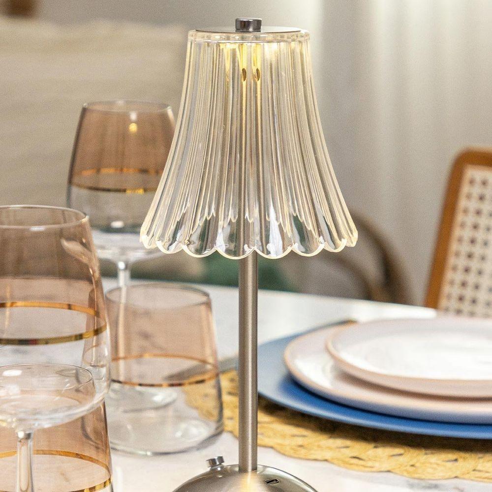 Luminária De Mesa Copa E Cia Tátil Regulável ártico Old Silver - 2