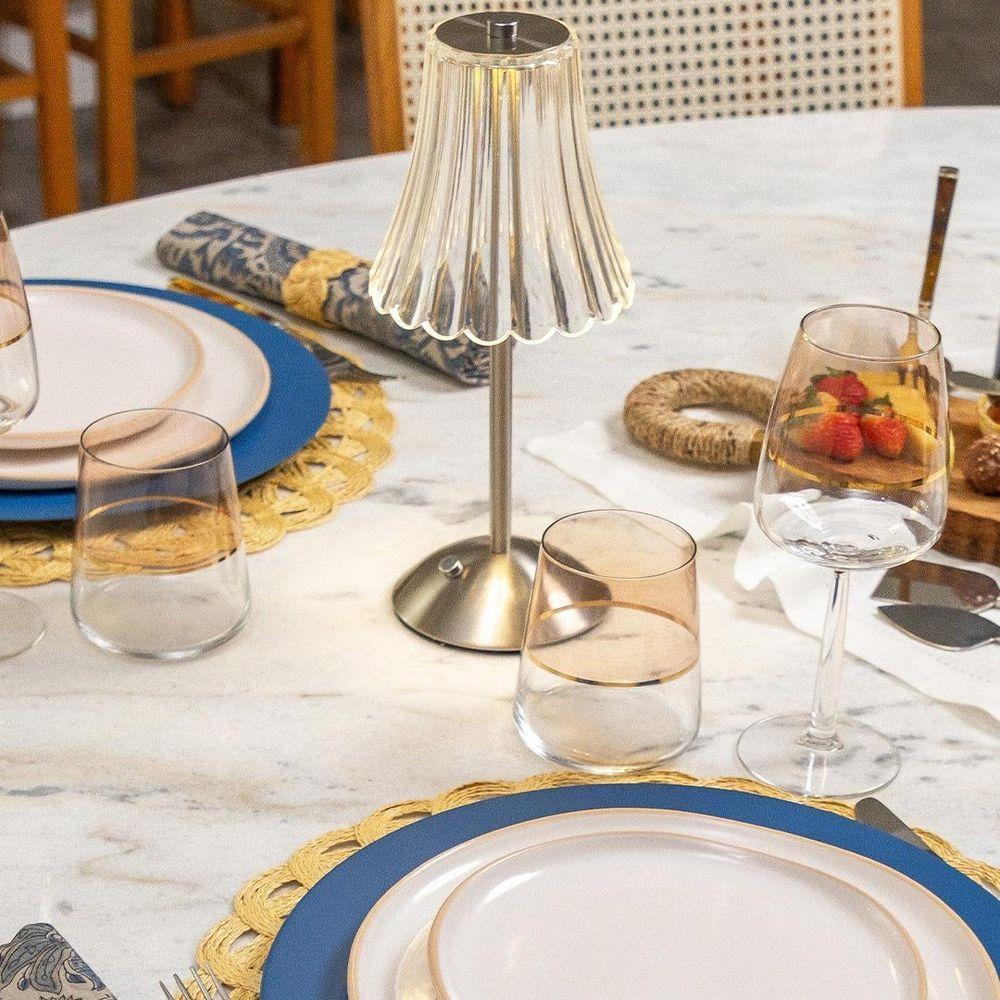 Luminária De Mesa Copa E Cia Tátil Regulável ártico Old Silver - 3