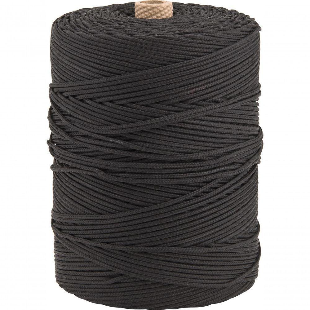 Corda Trançada 4,0mm 4,0kg 400m Preta P Vonder - 1