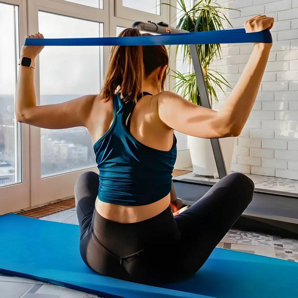 Cinto Para Exercícios Físicos Kit 5 Elásticos - 3