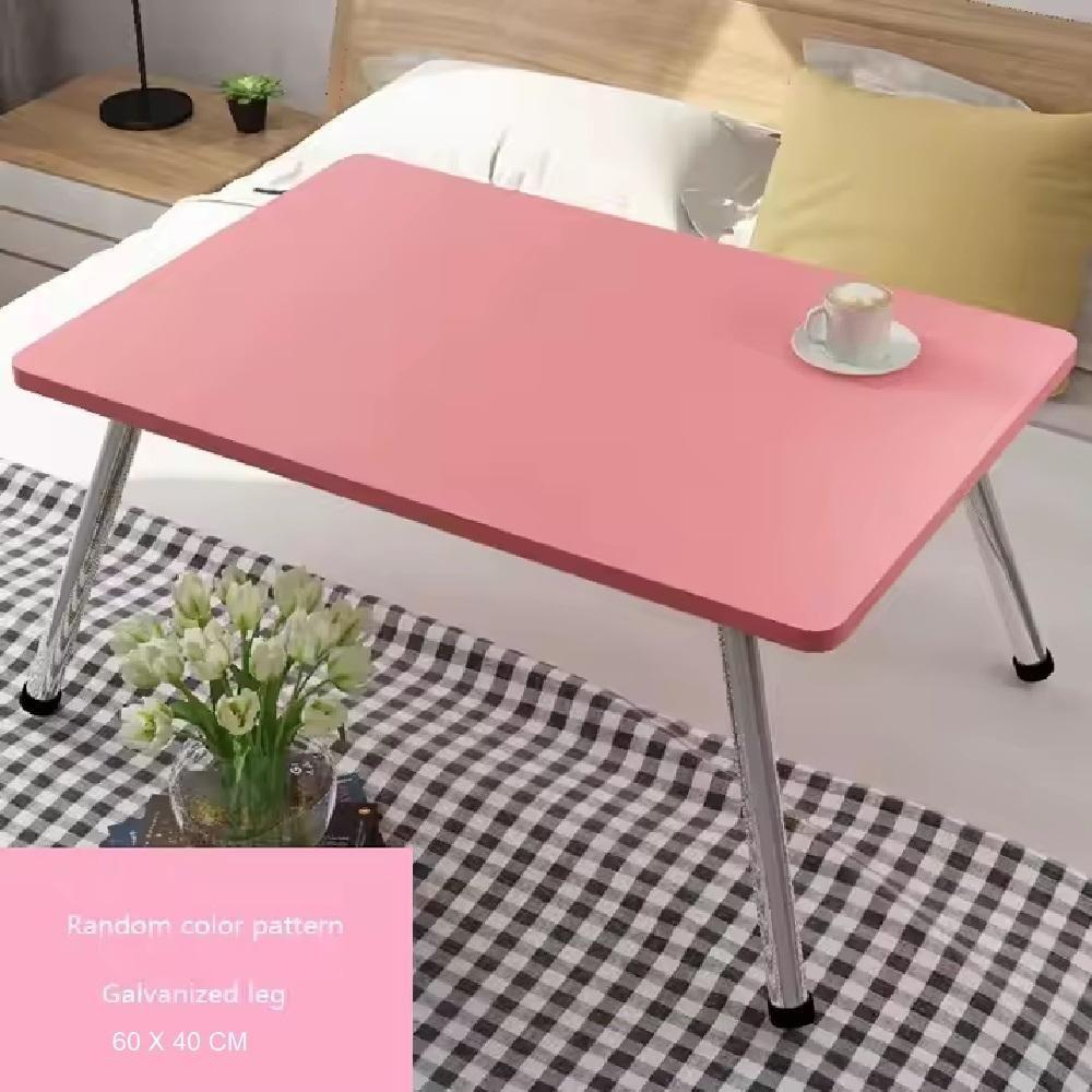 Mesa Notebook Rosa Suporte Dobravel Multiuso Bandeja Apoio Home Office Cama Sofa Estudos Articulada - 4