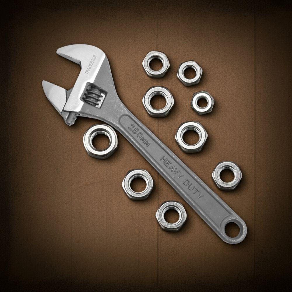 Chave Ajustável 10'' Aço Carbono Fosfatizado Tradestar - 3