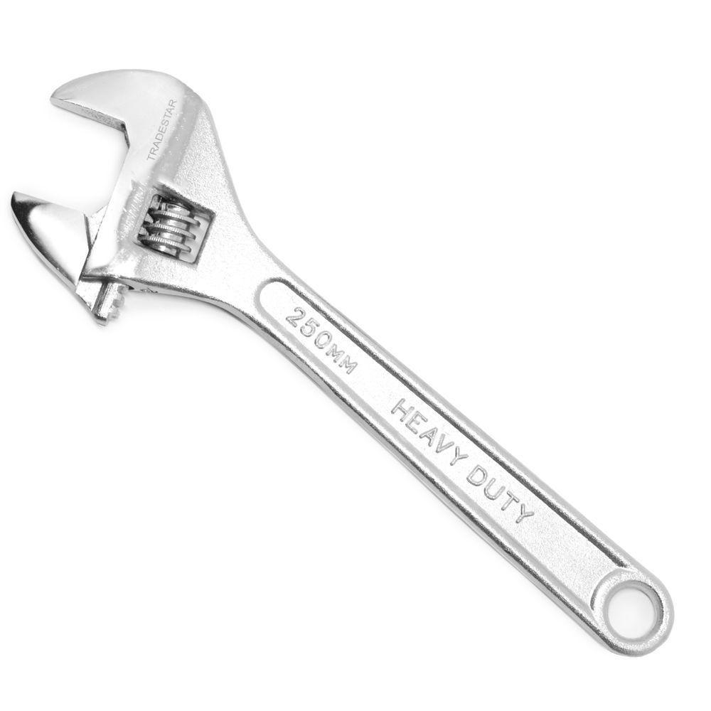 Chave Ajustável 10'' Aço Carbono Cromada Tradestar - 1