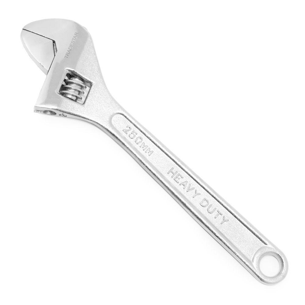 Chave Ajustável 10'' Aço Carbono Cromada Tradestar - 3