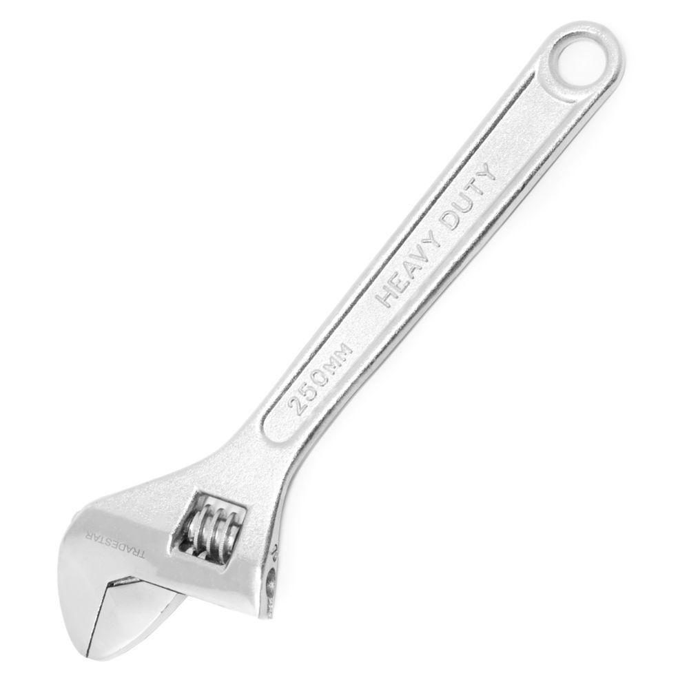 Chave Ajustável 10'' Aço Carbono Cromada Tradestar - 4