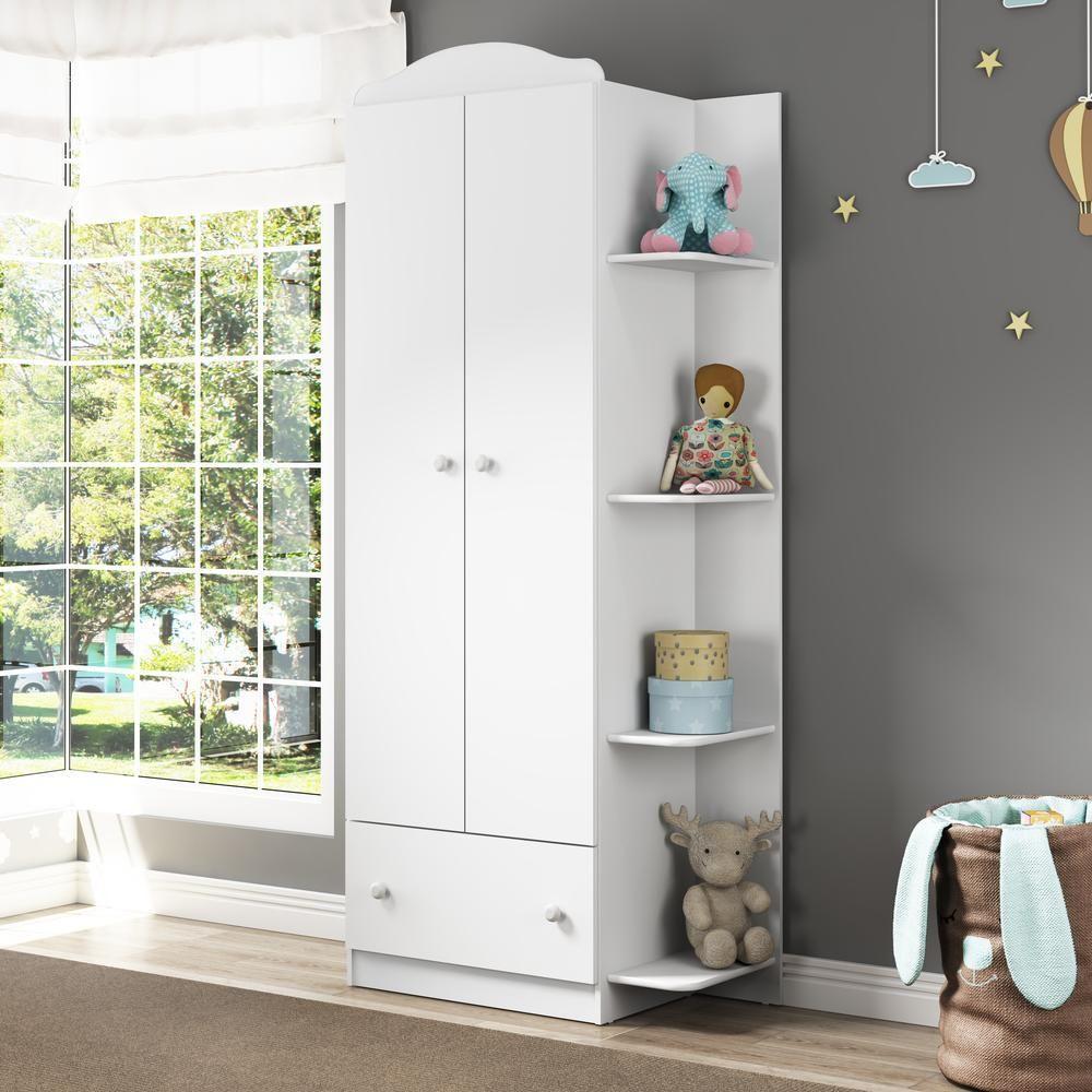 Guarda-roupa João e Maria 2 Portas 1 Gaveta Multimóveis - 3