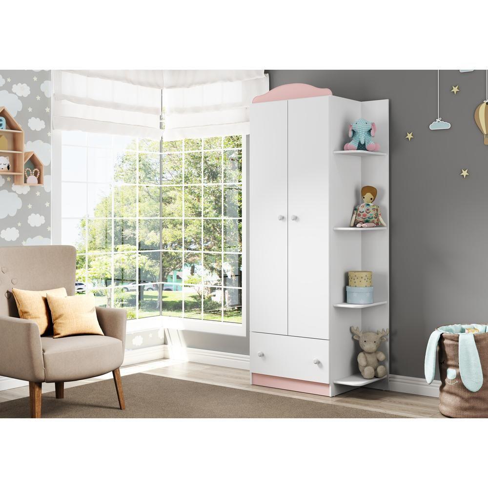 Guarda-roupa João e Maria 2 Portas 1 Gaveta Multimóveis - 4