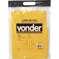 Capa De Chuva Pvc Com Forro Gg Amarela Ca11125 Vonder - 2