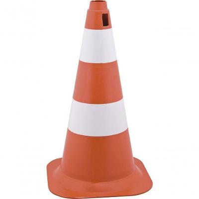 Cone Sinalização 50cm Laranja-branco Polietileno Vonder