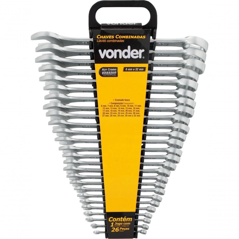 Ch Combinada Jg 6a32mm Combinada 26pcs Crv Vonder - 2