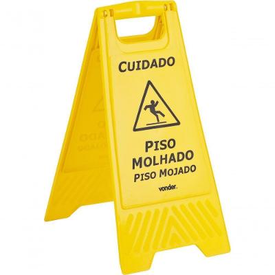 Cavalete Para Sinalização Piso Molhado 62x30cm Vonder