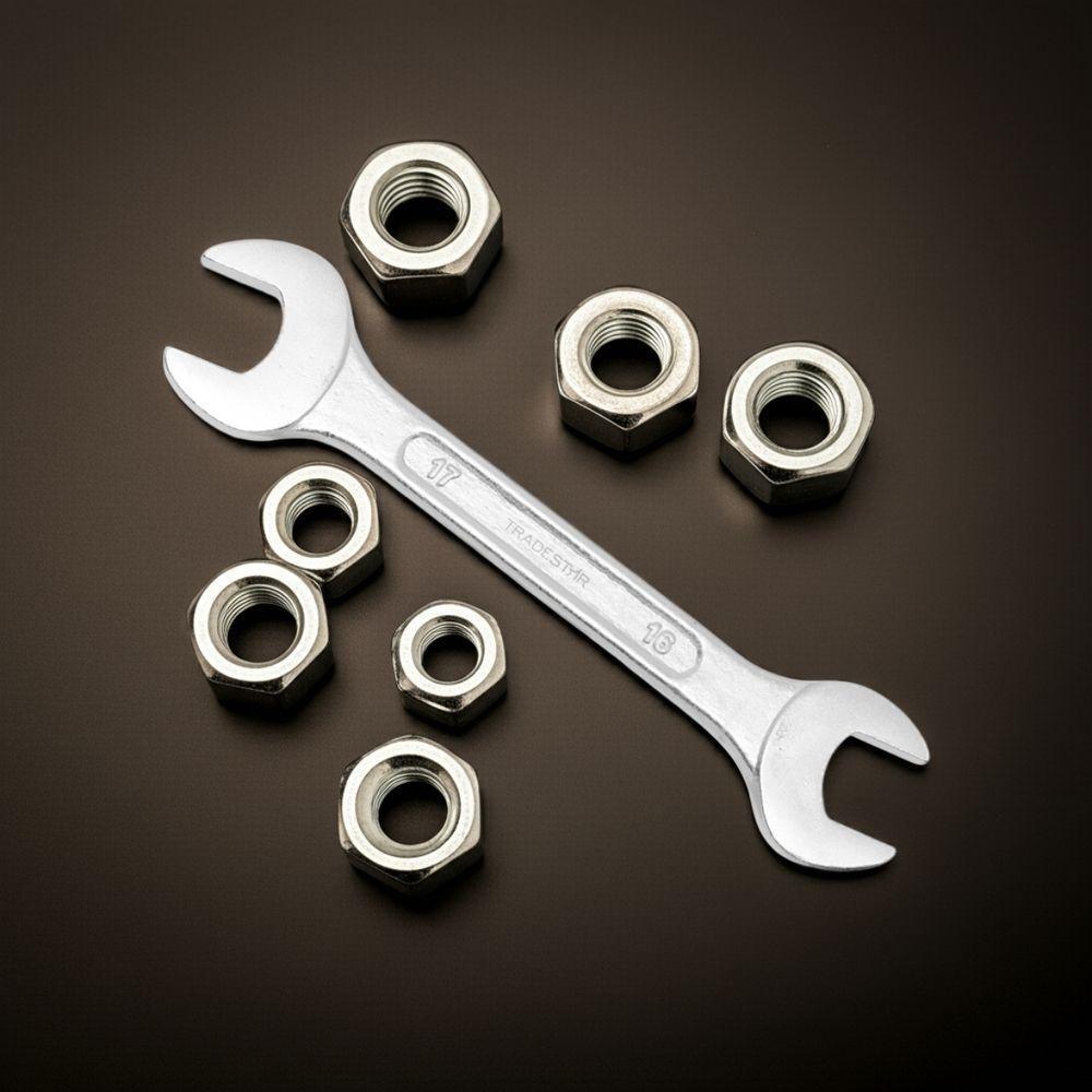 Chave Fixa 16 X 17 Mm Aço Carbono Tradestar - 6