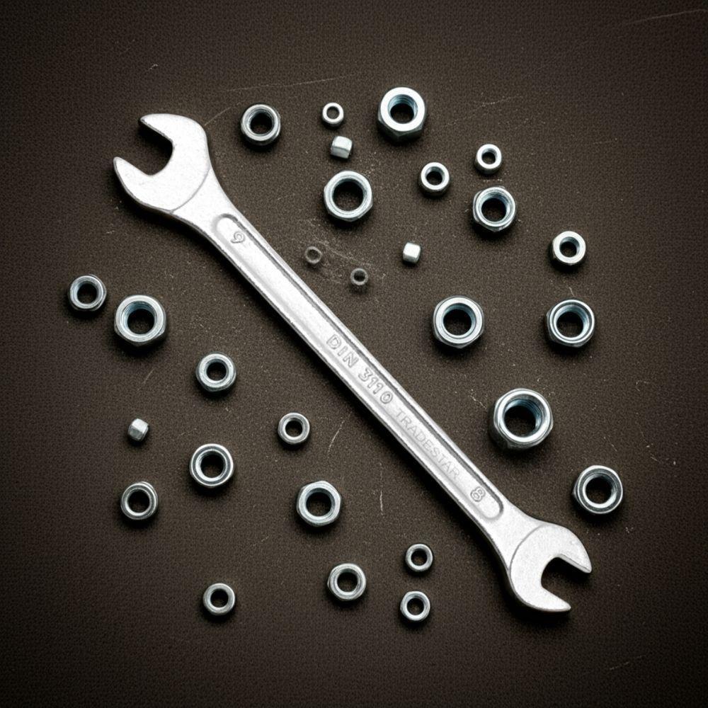 Chave Fixa 8 X 9 Mm Cr-v Tradestar - 6