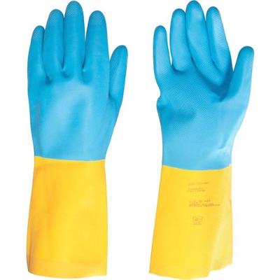 Luva Latéx Neoprene M Amarelo-azul Ca34449 Vonder