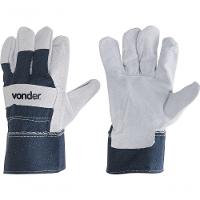 Luva Mista 7cm Palma Raspa Dorso Jeans Ca29890 Vonder - 1