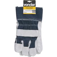 Luva Mista 7cm Palma Raspa Dorso Jeans Ca29890 Vonder - 2