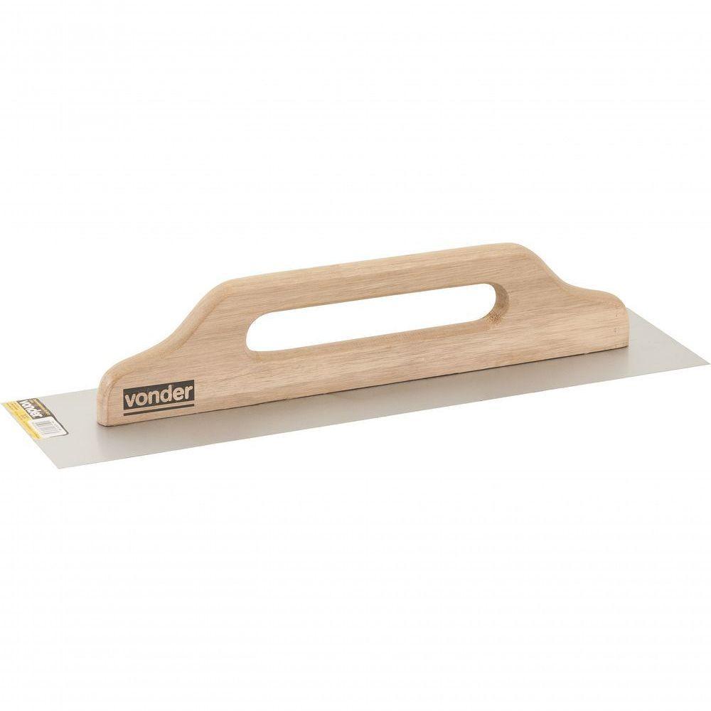 Desempenadeira Lisa 12,0x48,0cm Total Madeira Fecha Vonder - 1