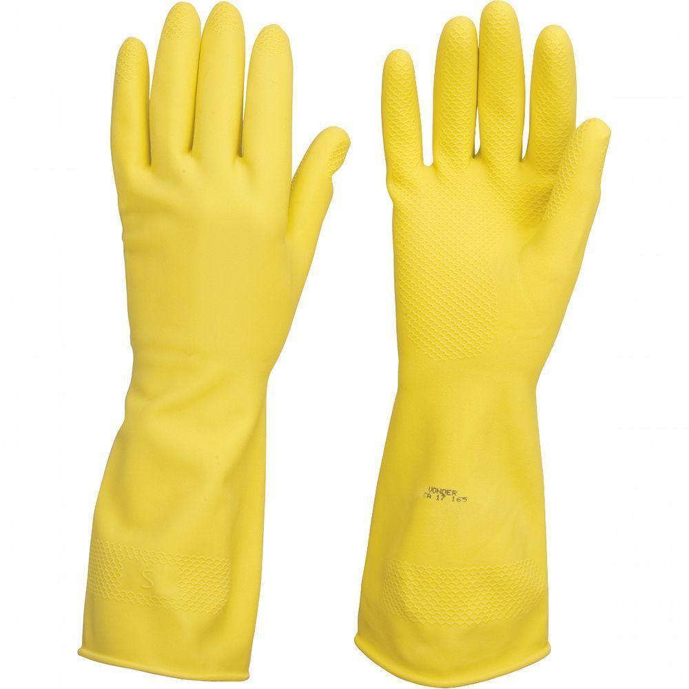 Luva Látex Xg Amarela Com Forro Ca17165 Vonder - 1